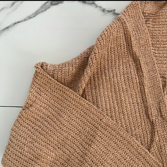 ❌Sold❌AMANDA Wide Cuff Cardi in Blush - Picture 5 of 6